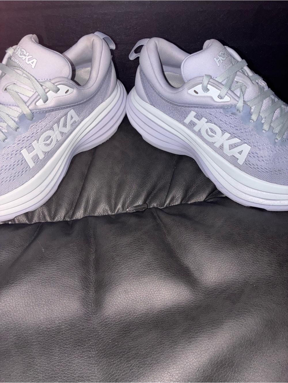 Hoka Women's Lavender Athletic Running Shoes - Picture 4 of 9